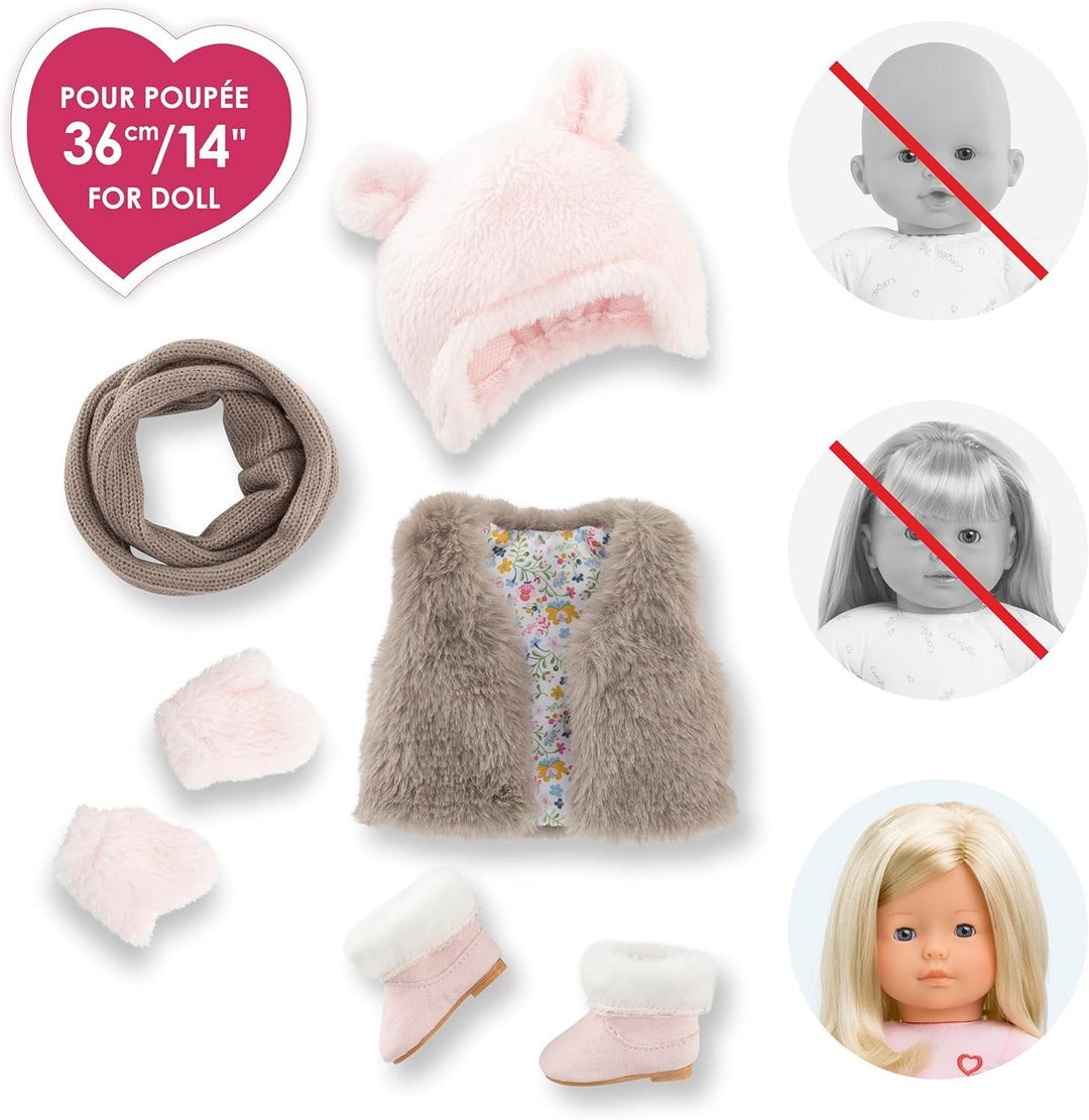 Winteroutfit Set, 7 Teile, Outfitset für alle 36cm MaCorolle Ankleidepuppen, ab 3 Jahre