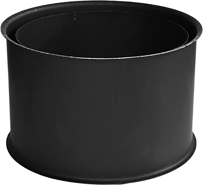 Ofenrohr Rauchrohr Kaminrohr Ø 130 mm Längenelemente - Bögen 45° und 90 ° (Doppelwandfutter Ø 130 mm
