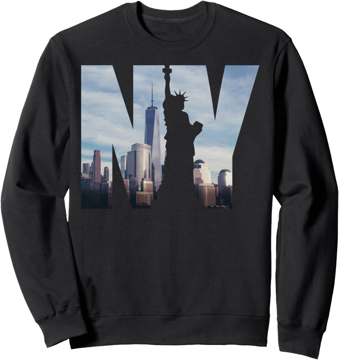 Cool New York Skyline Graphic Design Tees, New York City Sweatshirt