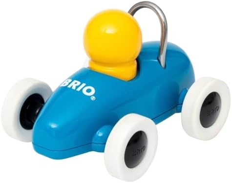 BRIO Rennwagen mit Rückziehmotor, Yellow