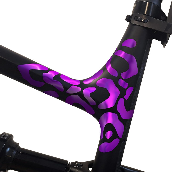 Riesel Design ® Fahrrad Aufkleber Set, 20 x 15 cm, Sticker Kit für Rahmen und Helme, Witterungsbestä