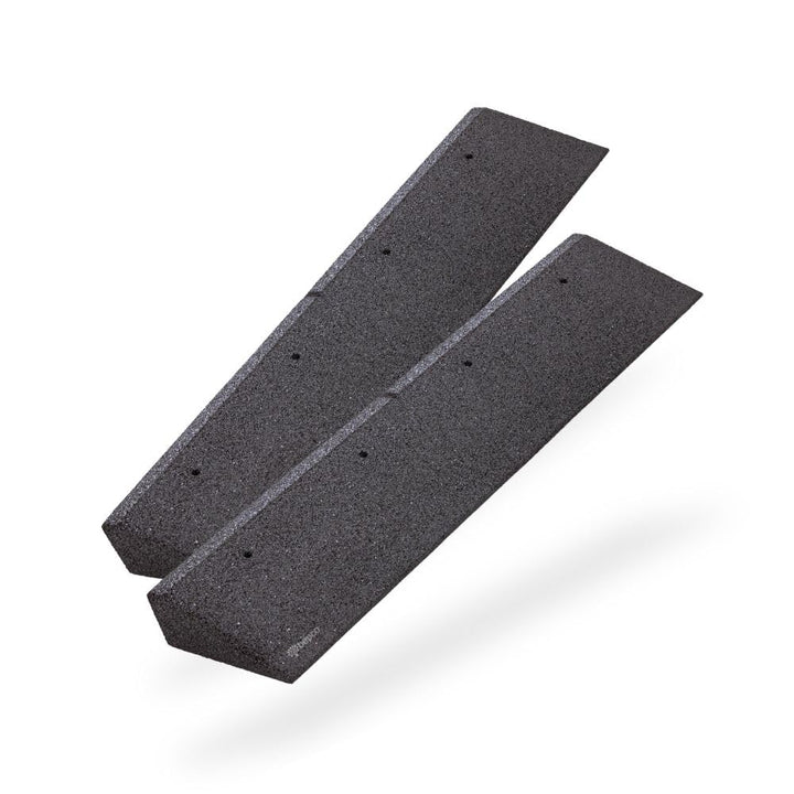 bepco Bordsteinkanten-Rampe 2er Set (2 Stück) LxBxH: 100 x 25 x 8 cm aus Gummi (schwarz) Auffahrramp