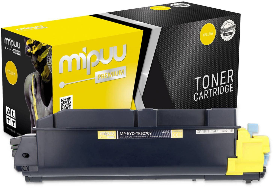 Mipuu Toner kompatibel zu Kyocera TK-5270Y gelb für Kyocera Ecosys M6230 M6230CIDN M6230CIDN/KL3 M66