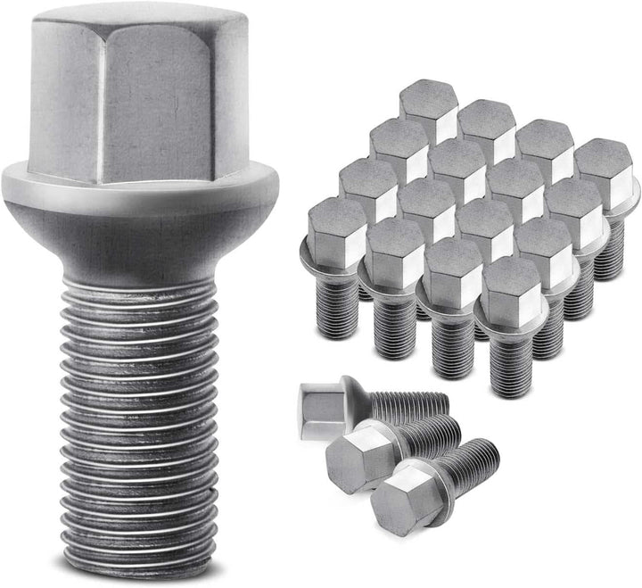 Frankberg 20x Radbolzen Radschraube Kompatibel mit A,B,C,E,M,S,R,GL,GLA,GLK-Klasse CLA CLK CLS 1998-