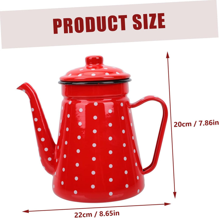 TOPBATHY Topf Aus Emaille Kessel Übergie?en. Emaillierter Wasserkocher. Heizung Teakettle. Teekannen