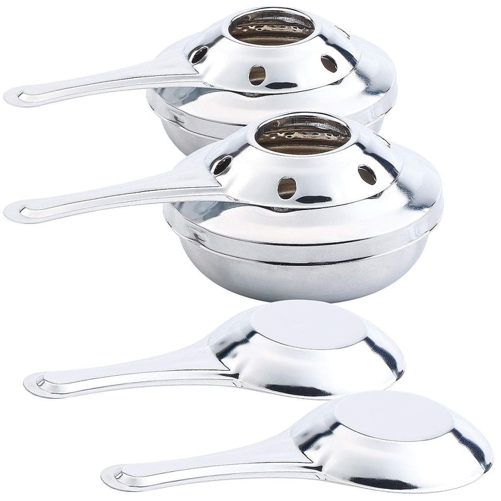 Rosenstein & Söhne Zubehör zu Käsefonduesets: 4er-Set Pastenbrenner (Fondue-Set Käse, Fleischfondue-