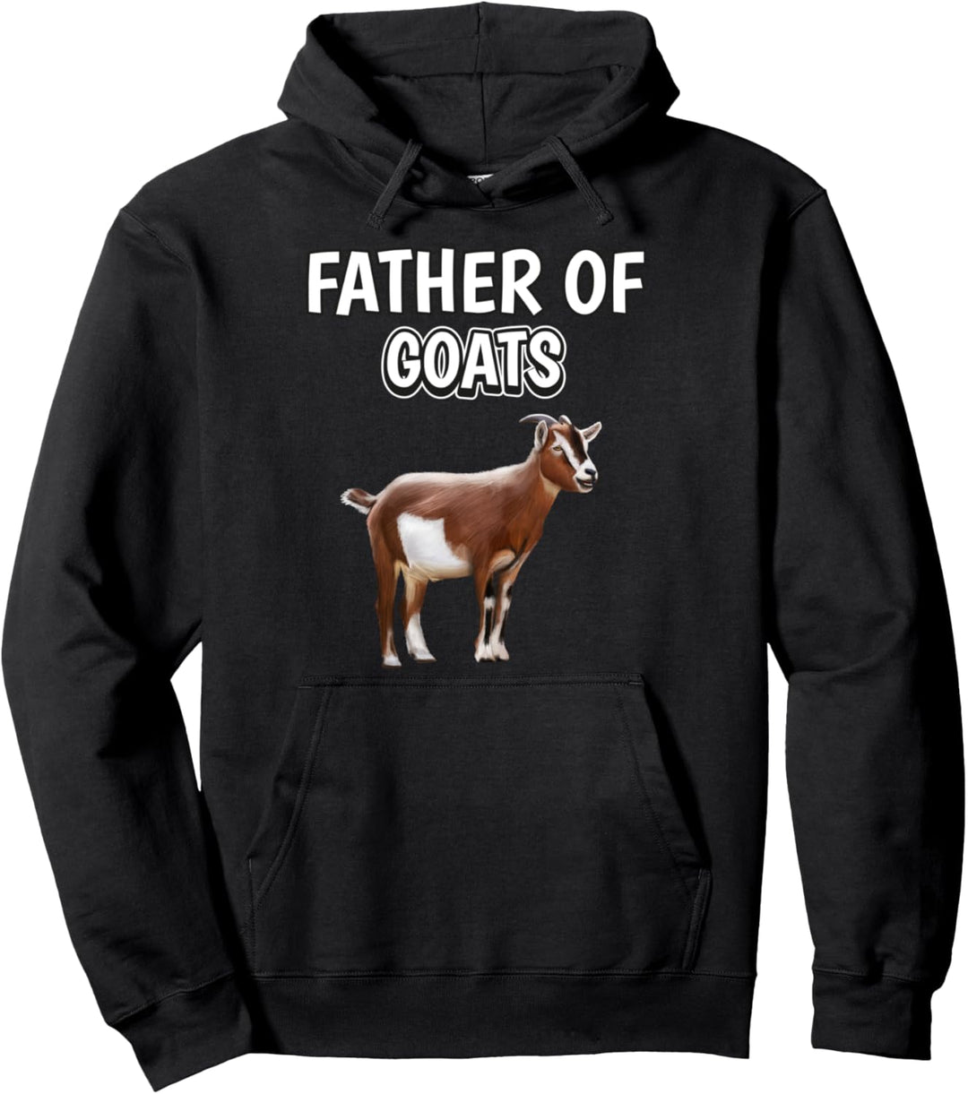 Herren Jungen Father Of Goats Papa Vatertag Ziege Pullover Hoodie