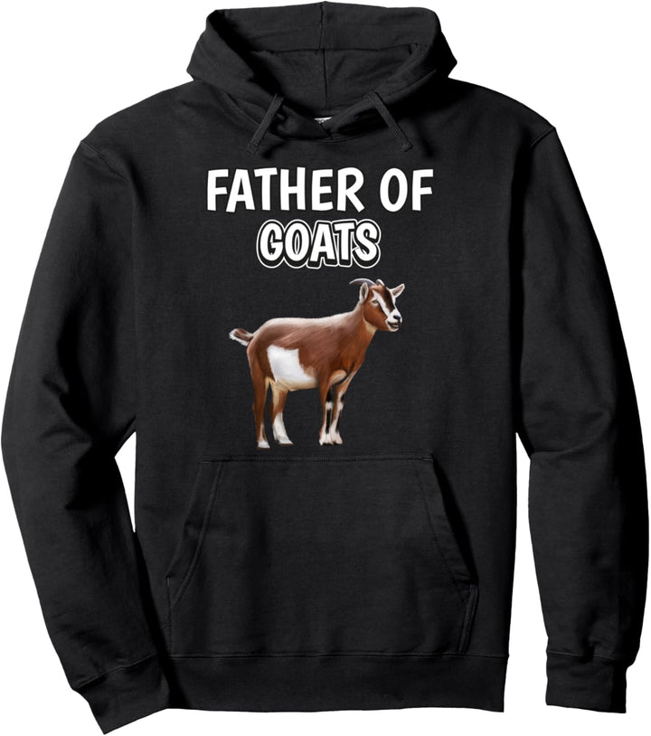 Herren Jungen Father Of Goats Papa Vatertag Ziege Pullover Hoodie