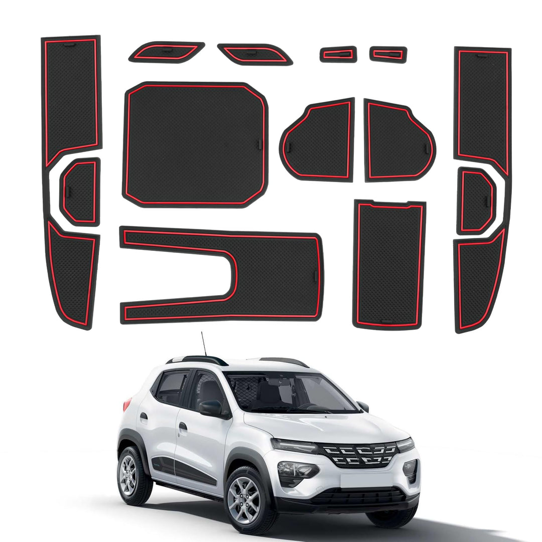 CDEFG Kompatibel mit Dacia Spring Electric EV 2025 Facelift Gummimatten Mittelkonsole Antirutschmatt