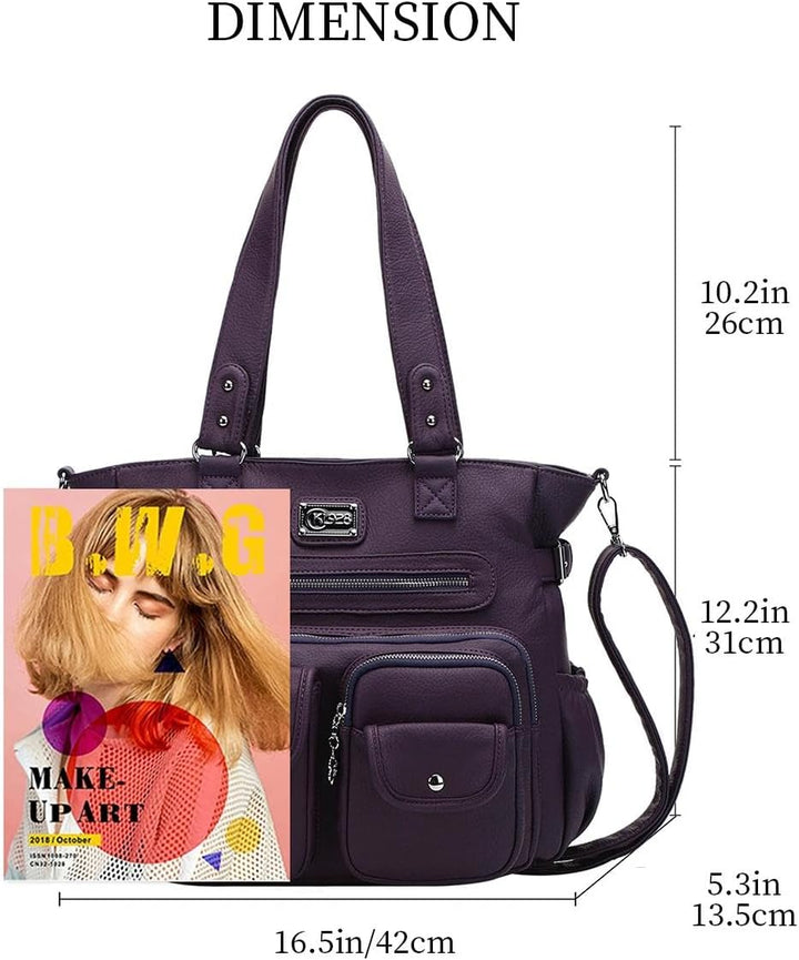 KL928 Handtasche Damen Tasche Umhängetasche Schultertasche Damentaschen gross für Damen Frauentasche