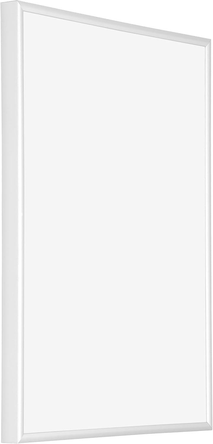 yd. Your Decoration - Bilderrahmen 75x100 cm - Weiss Hochglanz - Bilderrahmen aus Aluminium mit Acry
