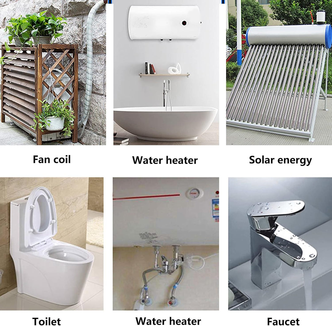 SEAFRONT Wellschlauch, Rostfreier Wellschlauch, Balgrohr, Stahl, Flexibler Verbindungsschlauch für K