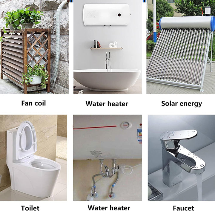 SEAFRONT Wellschlauch, Rostfreier Wellschlauch, Balgrohr, Stahl, Flexibler Verbindungsschlauch für K