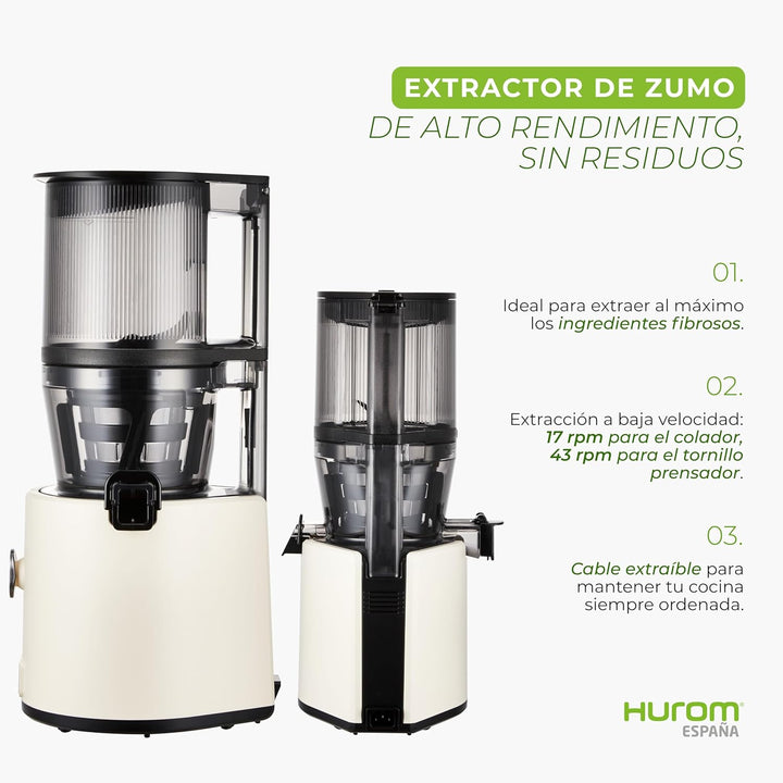Hurom | Entsafter H330P - gesünder, schmackhafter und verschwendungsfreier Saft, Premium-Entsafter,