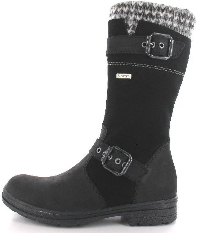Däumling Marco RV - Alia Mädchen Langschaft Stiefel 27 EU Schwarz 70denver Schwarz, 27 EU Schwarz 70
