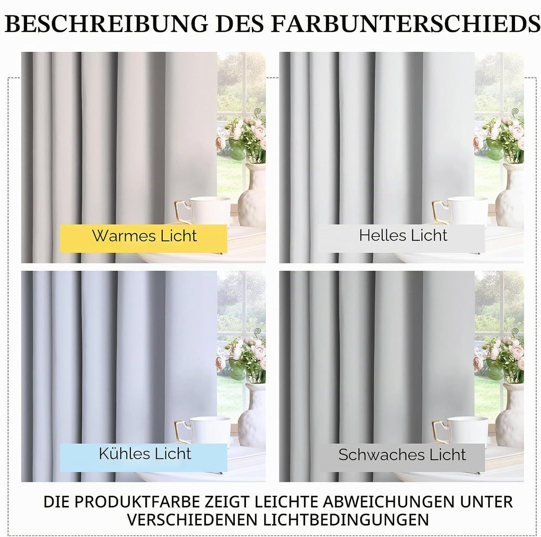 PONY DANCE Wohnzimmer Gardinen Modern Kurz Gardienen 2-Set Vorhänge Weiss Blickdicht Ösenvorhang Ver