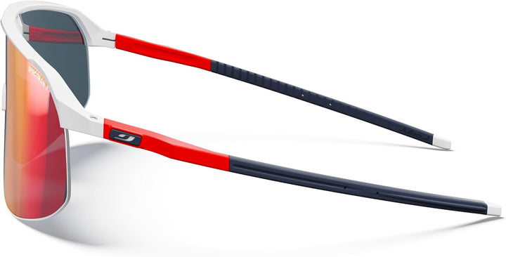 Julbo Unisex Density Sunglasses Einheitsgrösse Weiss / Fluo Orange / Blau, Einheitsgrösse Weiss / Fl