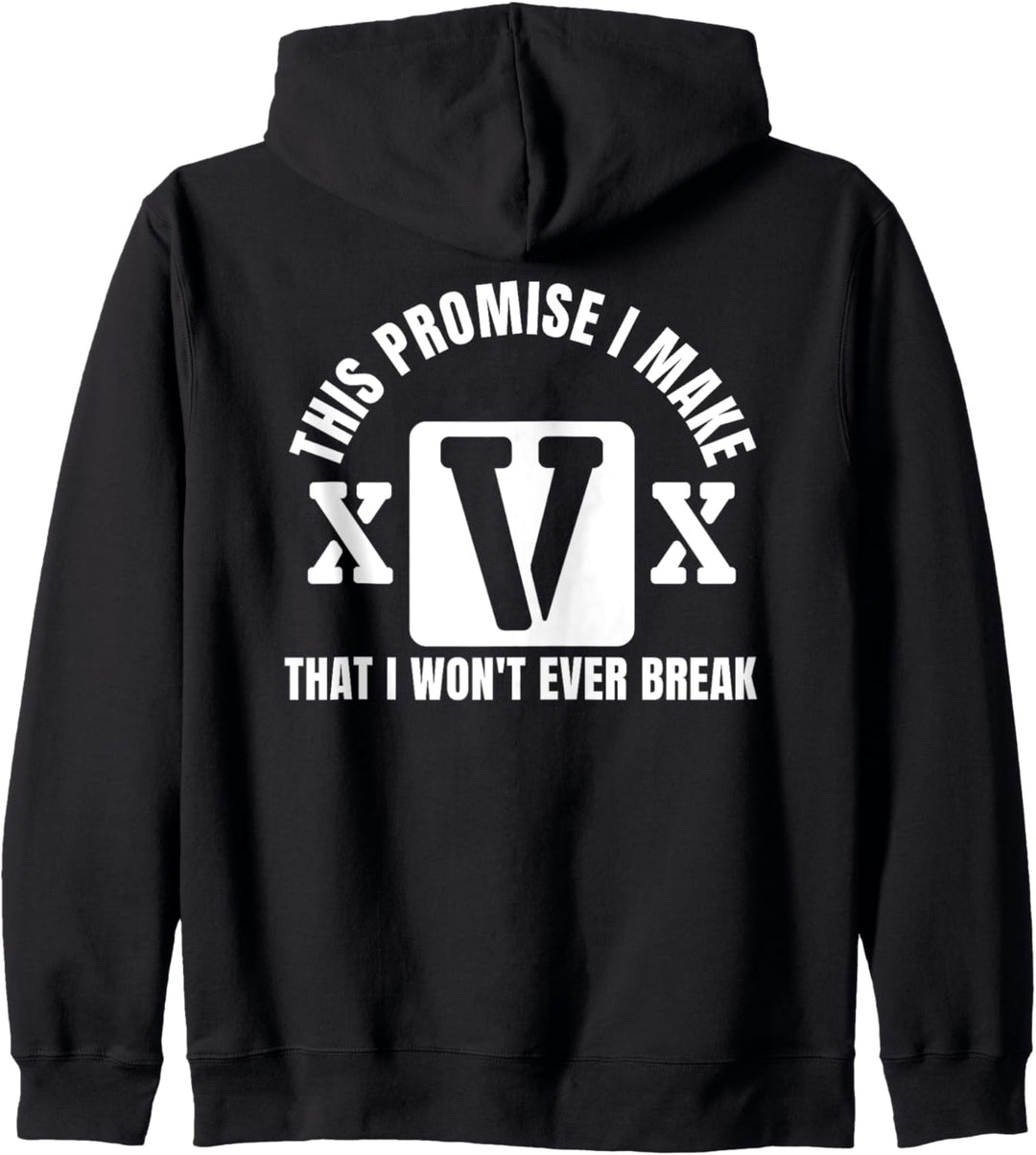 straight edge leben für immer Kapuzenjacke