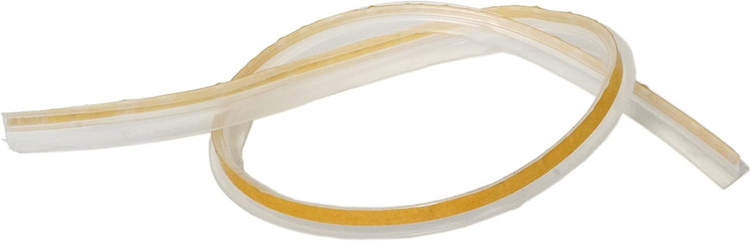 Silikonprofil Glasbodenplatte selbstklebend Länge = 460 cm