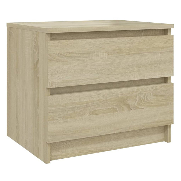 vidaXL Nachttisch mit 2 Schubladen Nachtschrank Nachtkonsole Nachtkommode Schlafzimmer Schrank Kommo