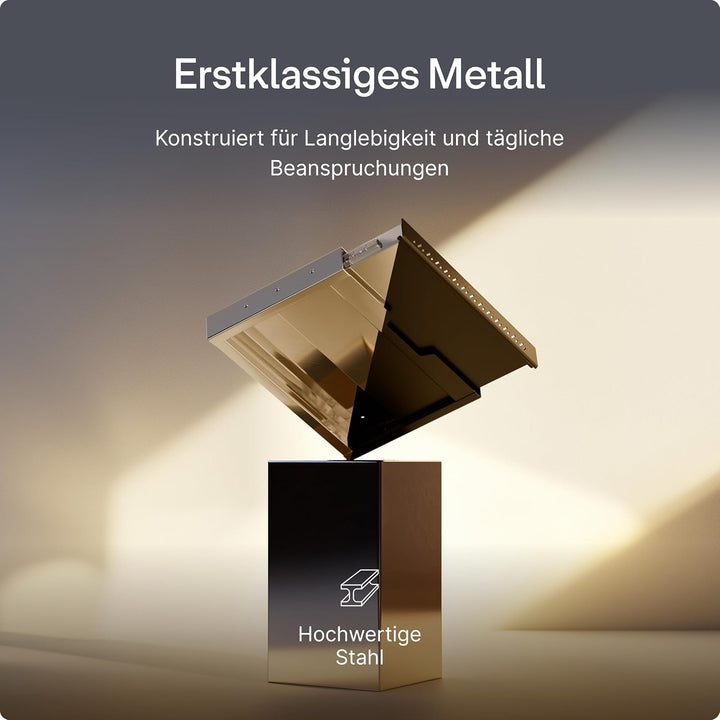 Desktronic Schreibtisch-Organizer, Untertisch-Aufbewahrungsbox, Schreibtisch für Büro Schule Homeoff