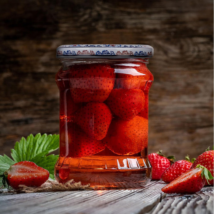 KADAX Einmachgläser 500ml TO82, Sturzgläser Mason Jar mit Schraubdeckel, Luftdichte Twist-off Gläser