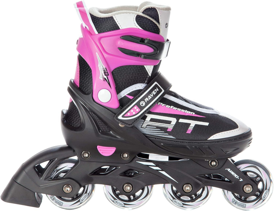 RAVEN Profession 3in1 Inlineskates Triskates Rollschuhe Inliner für Kinder und Erwachsene verstellba