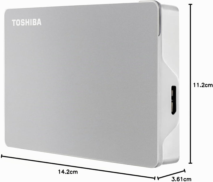 Toshiba 4TB Canvio Flex Portable External Hard Drive for Mac, Windows PC and Tablet use, compatible