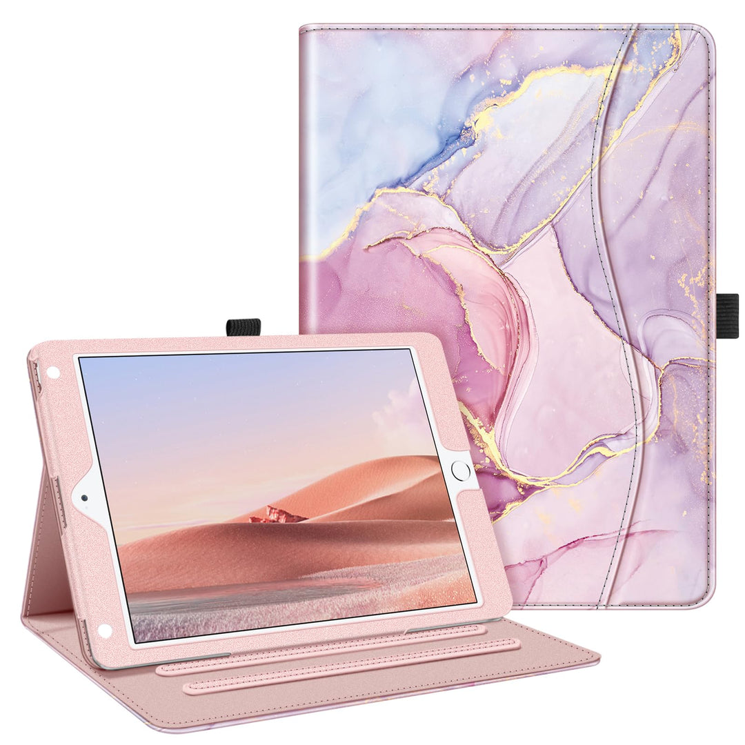 Fintie Hülle für iPad 9.7 Zoll 2018 2017 / iPad Air 2 / iPad Air - [Eckenschutz] Multi-Winkel Betrac