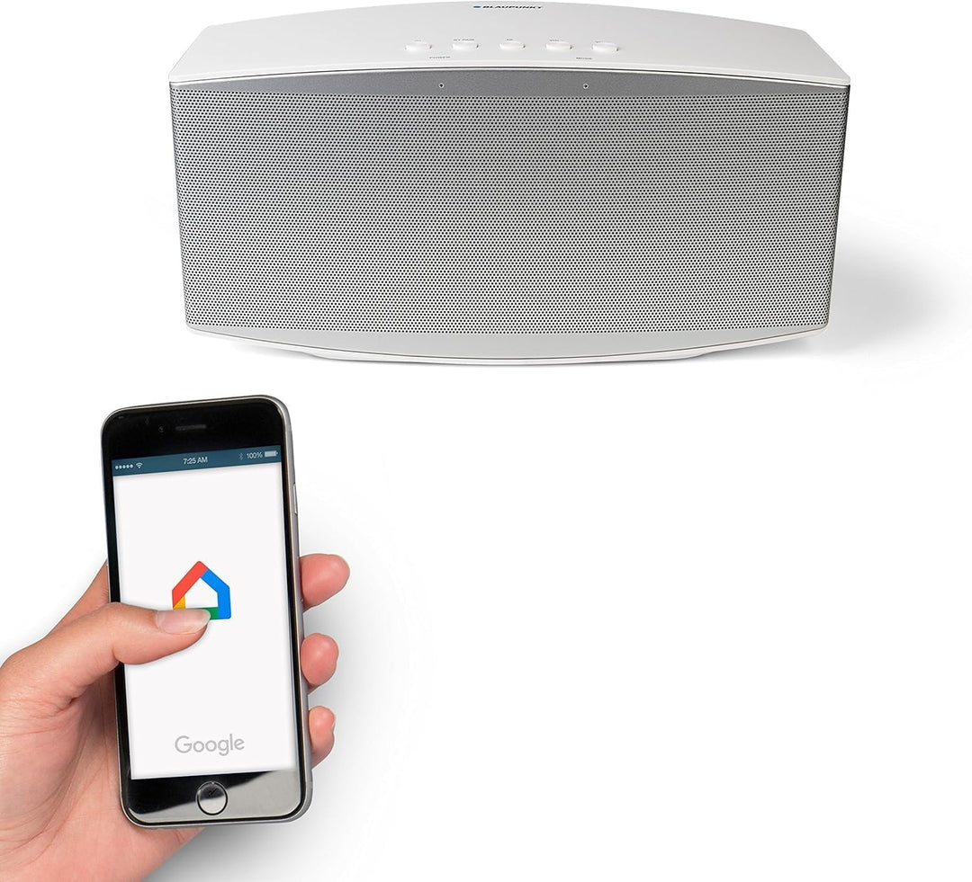 MR 100 Designlautsprecher | Schnurloser Multiroom Lautsprecher mit W-LAN Streaming | Aux In und Blue