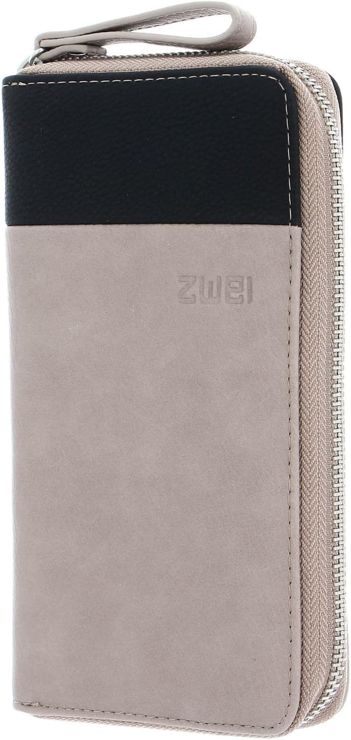 Zwei Eva Wallet EV2 Cappuccino Unisex Erwachsene, Cappuccinofarben, Talla única, Casual, Cappuccino