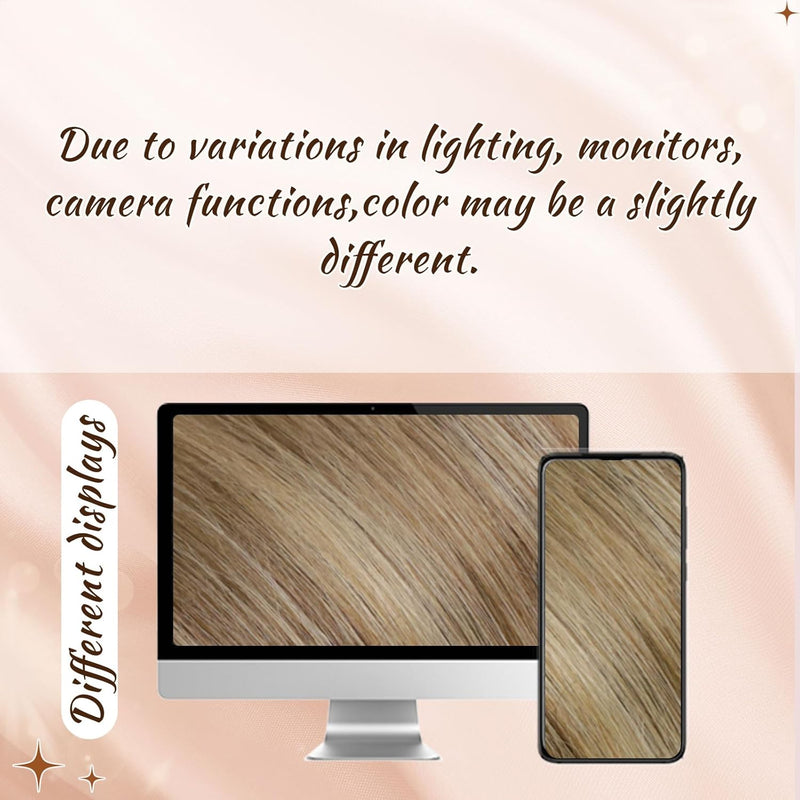 Hetto Extensions Echthaar Tape in Balayage Haarverlangerung Ombre Schwarz Braun Tape Extensions Echt
