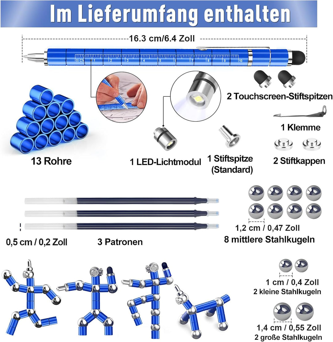Hinshark Geschenke für Männer, Magnetic Fidget Pen, Ostergeschenke Geburtstagsgeschenk Gadgets Klein