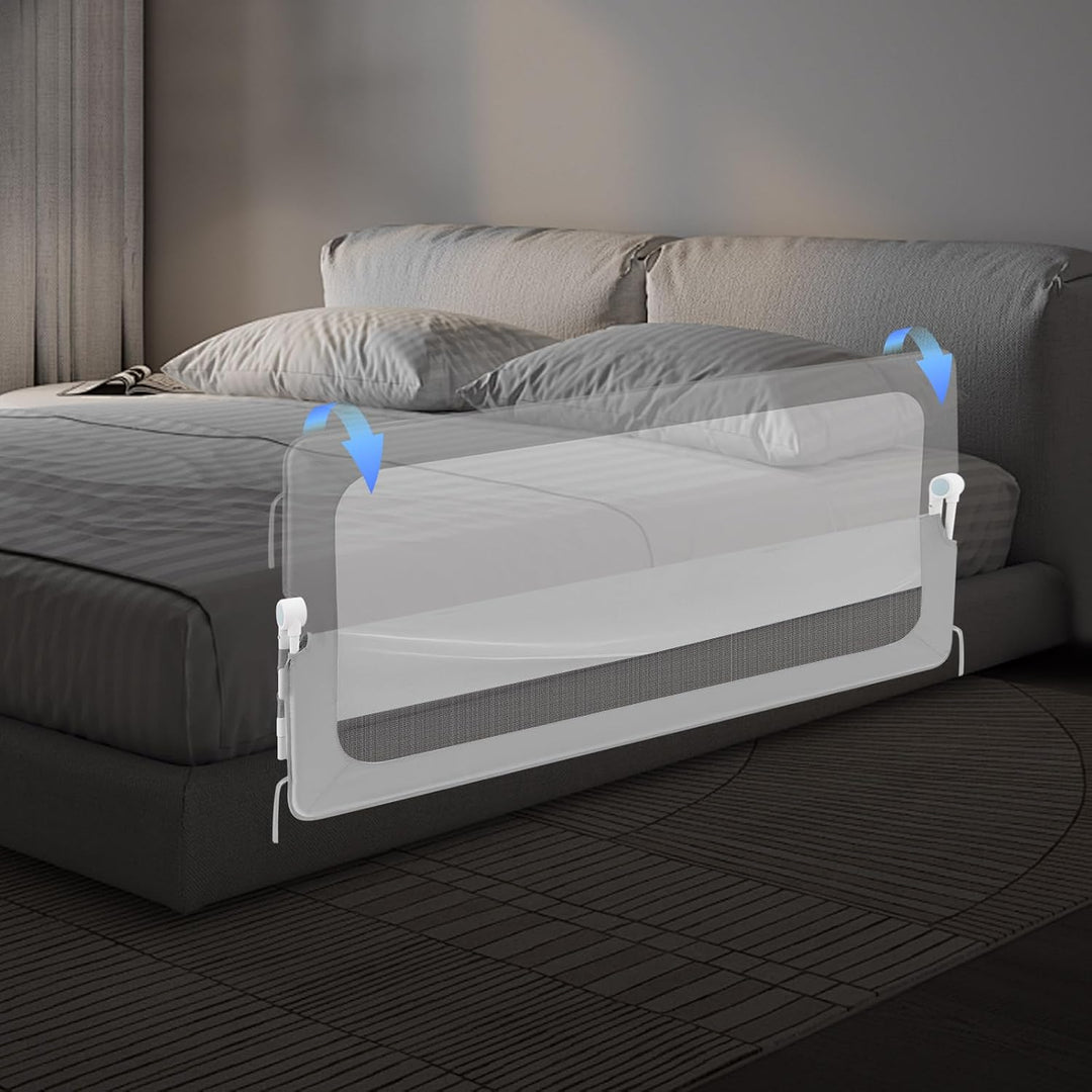 Rausfallschutz Bett 176cm von Geeignete Matratzenstärke 66-83 cm
