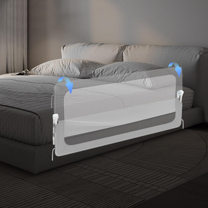 Rausfallschutz Bett 176cm von Geeignete Matratzenstärke 66-83 cm