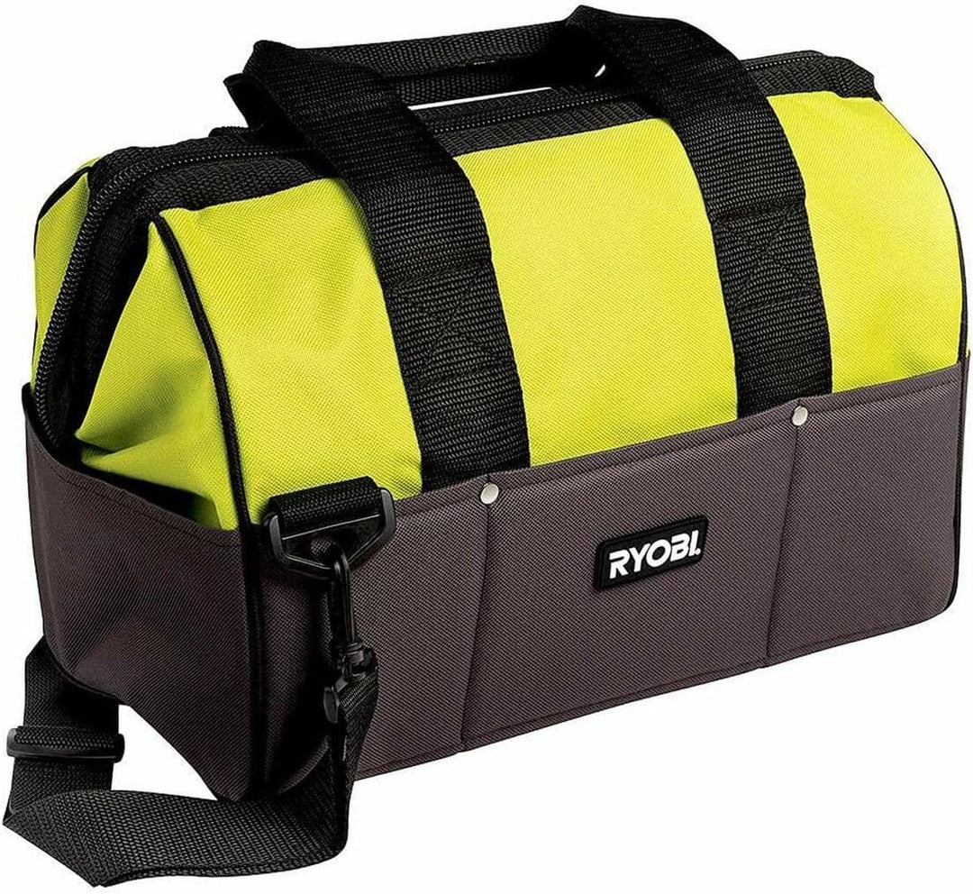 Ryobi 5132002553 Nylon Werkzeugtasche mittel Typ UTB4 Grau, Gelb