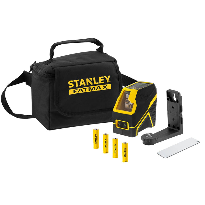 Stanley FatMax Kreuz- &amp; Linienlaser FCL-G grün FMHT77586-1 (mit grüner Laser-Diode, horizontale &amp; ve