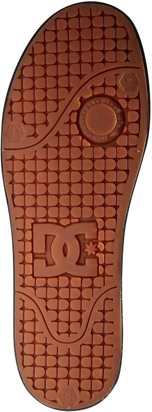 DC Shoes Herren PureSneaker 44.5 EU Black Black Gum, 44.5 EU Black Black Gum