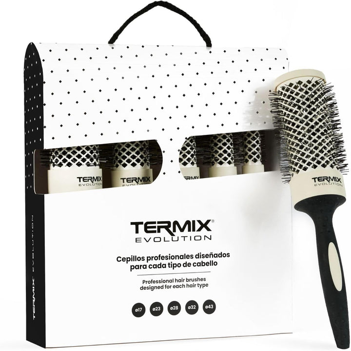 Termix Evolution Soft. Professionelle, thermische Rundhaarbürste mit Keramikrohr für den Friseursalo