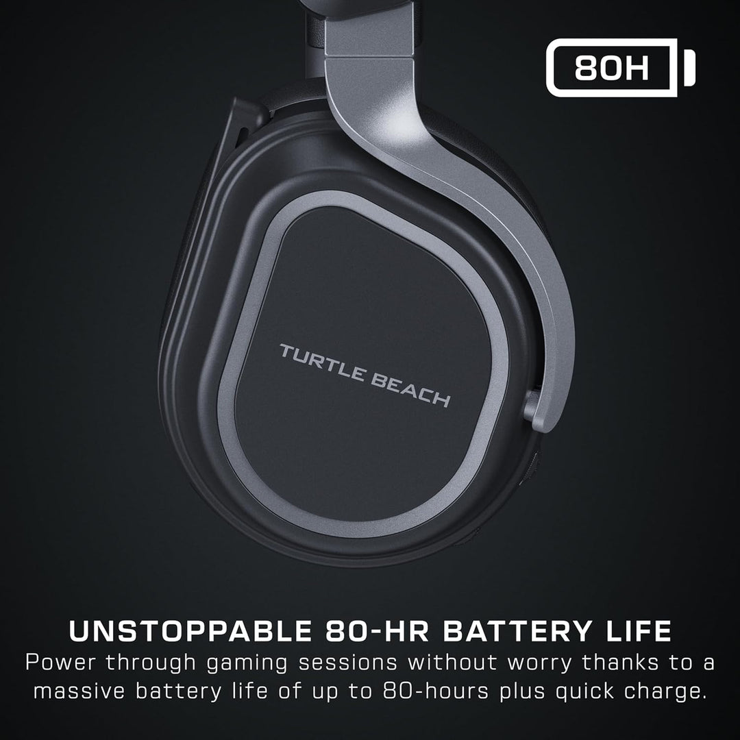 Turtle Beach Stealth 700 Kabelloses Multiplattform-Headset für PS5, PS4, PC und Mobilgeräte, Schwarz