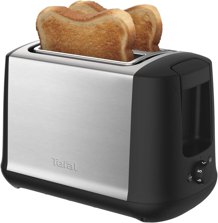 Tefal TT340830 2 Scheiben/E 850 W Schwarz, Edelstahl Toaster