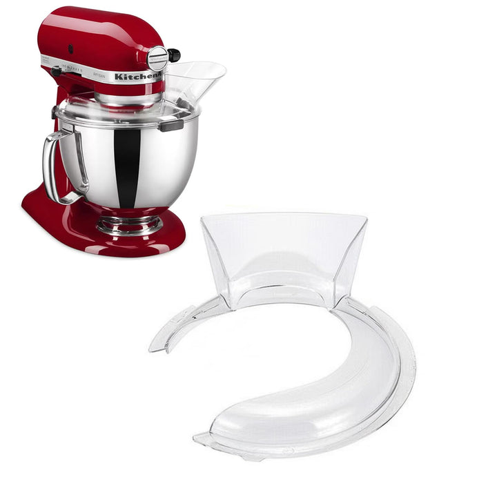 Spritzschutz Mixer, Spritzer Verhindern - Ausgiesserschutz, Transparente Kunststoff-Rührerabdeckung,