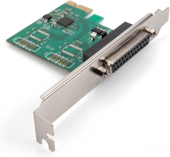 DIGITUS IO-Karte - PCIe - Parallele Schnittstellen-Karte - 1-Port DSUB-25 - Chipsatz AX99100 IO-Kart