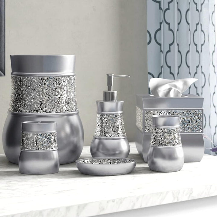 Creative Scents Badezimmer-Mülleimer – dekorativer Abfalleimer für Badezimmer, Puderzimmer oder Wohn