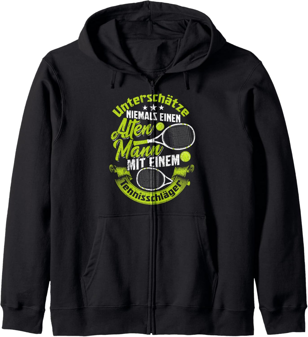 Tennis Tshirt Tennisclub Tennisspieler Tennisschläger Kapuzenjacke
