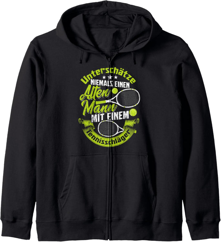 Tennis Tshirt Tennisclub Tennisspieler Tennisschläger Kapuzenjacke