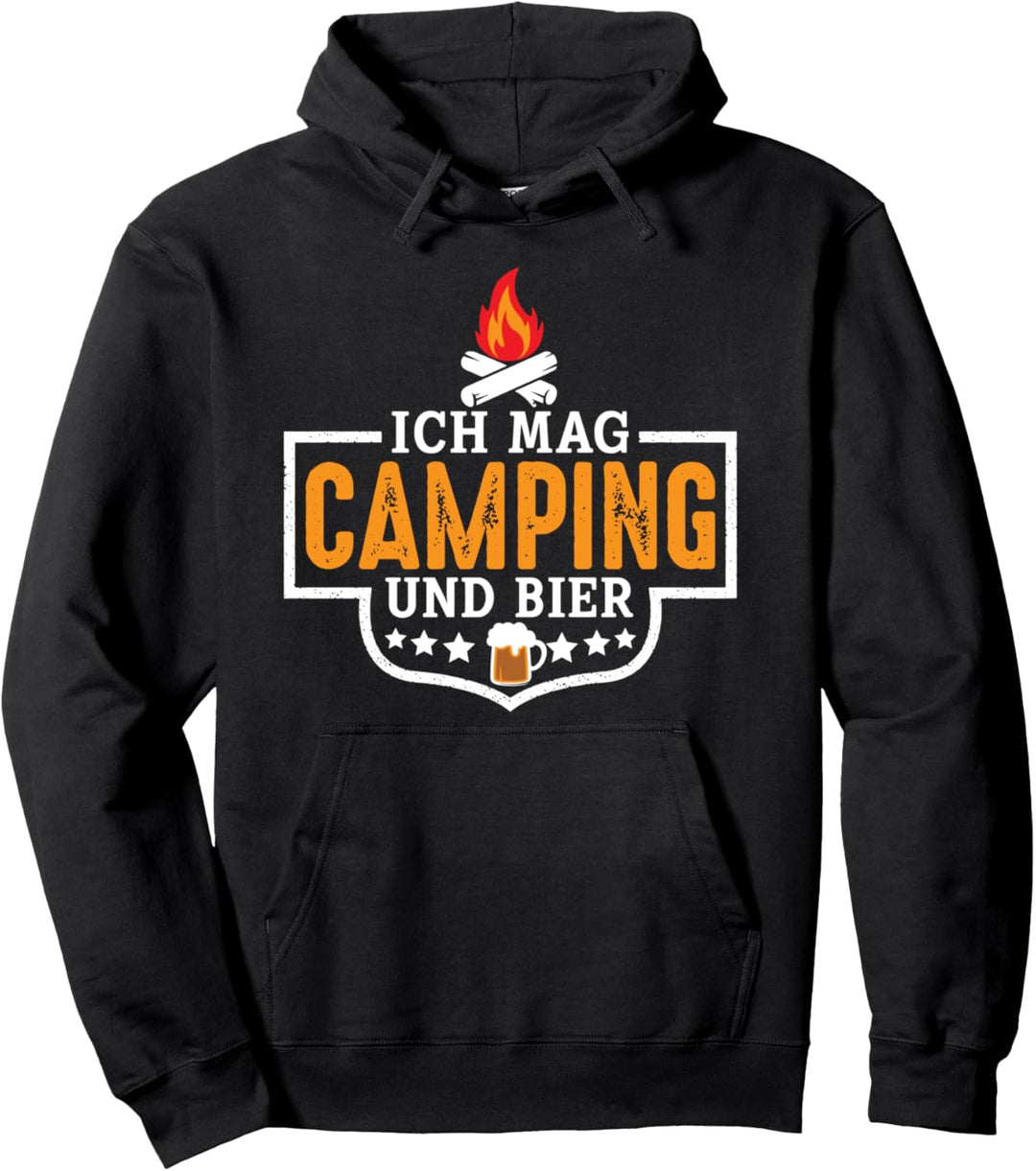 Ich Mag Camping Und Bier Lustiges Wandern Berg Camping Pullover Hoodie