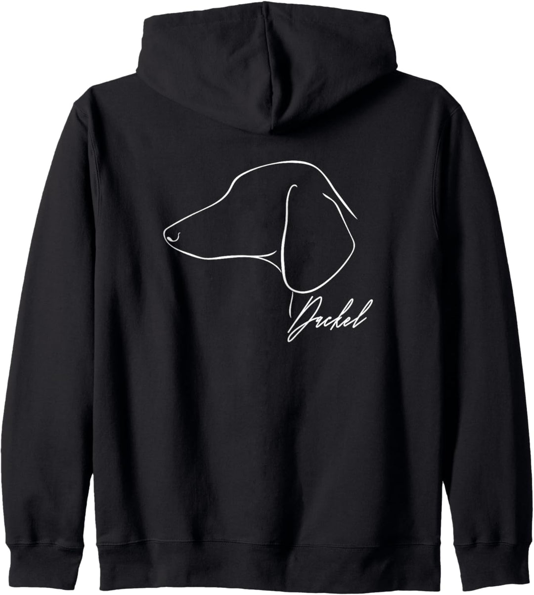 Dackel Profil Hunderasse Jagdhund Hunde Kapuzenjacke