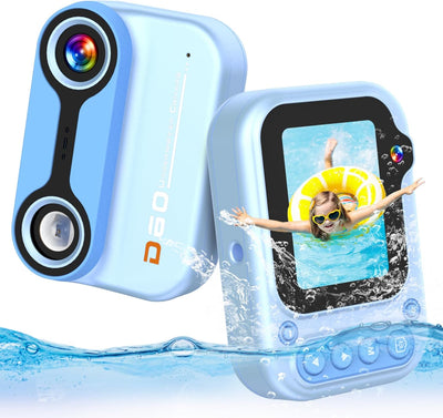Unterwasserkamera Kinder Kamera Unterwasser Fotoapparat Wasserdicht Digitalkamera 12MP wasserdichte