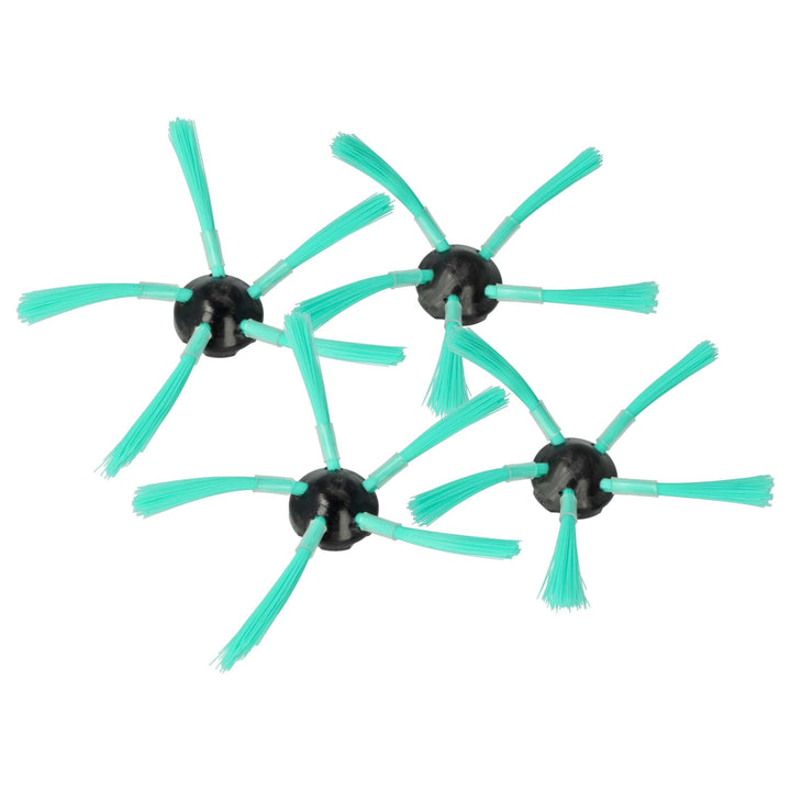vhbw 4X Seitenbürste kompatibel mit Vorwerk Kobold VR300, VR-300, VR-200, VR-7, VR200, VR7 Saugrobot
